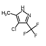 CAS 登录号：235106-12-4， 4-氯-5-甲基-3-(三氟甲基)-1H-吡唑