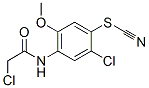 CAS 登录号：23543-10-4， 2-氯-4-(2-氯乙酰基氨基)-5-甲氧基苯基硫氰酸酯