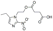 CAS 登录号：23571-47-3， 琥珀酸 1-[2-(5-乙基-2-硝基-1H-咪唑-1-基)乙基]酯