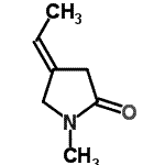 CAS 登录号：235742-85-5， (4E)-4-亚乙基-1-甲基-2-吡咯烷酮