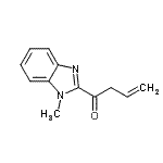 CAS 登录号：235776-85-9， 1-(1-甲基-1H-苯并咪唑-2-基)-3-丁烯-1-酮