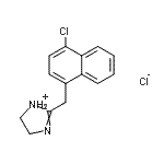 CAS#: 23593-08-0, 2-[(4-Chloro-1-Naphthyl)Methyl]-4,5-Dihydro-1H-Imidazol-1-Ium Chloride