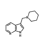 CAS#: 23616-64-0, 3-(1-Piperidinylmethyl)-1H-Pyrrolo[2,3-b]Pyridine
