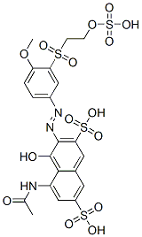 CAS#: 23622-54-0, 5-(Acetylamino)-4-Hydroxy-3-[[4-Methoxy-3-[[2-(Sulphooxy)Ethyl]Sulphonyl]Phenyl]Azo]Naphthalene-2,7-Disulphonic Acid