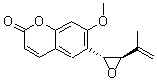 CAS 登录号：23631-16-5， rel-7-甲氧基-6-[(2R,3R)-3-(1-甲基乙烯基)-2-环氧乙烷基]-2H-1-苯并吡喃-2-酮