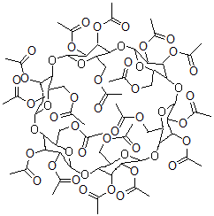 CAS#: 23661-37-2, alpha-Cyclodextrin octadecaacetate
