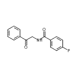 CAS#: 2368-16-3, 4-Fluoro-N-(2-Oxo-2-Phenylethyl)Benzamide