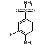 CAS 登录号：2368-84-5， 4-氨基-3-氟苯磺酰胺