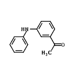 CAS#: 23699-65-2, 1-(3-Anilinophenyl)Ethanone