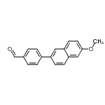 CAS#: 237069-43-1, 4-(6-Methoxy-2-Naphthyl)Benzaldehyde
