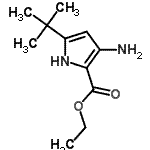 CAS#: 237435-98-2, Ethyl 3-Amino-5-(2-Methyl-2-Propanyl)-1H-Pyrrole-2-Carboxylate