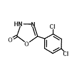 CAS#: 23767-45-5, 5-(2,4-Dichlorophenyl)-1,3,4-Oxadiazol-2(3H)-One