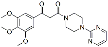 CAS 登录号：23776-35-4， 1-(2-嘧啶基)-4-[3-(3,4,5-三甲氧基苯基)-1,3-二氧代丙基]哌嗪