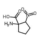 CAS 登录号：2381-86-4， 1-氨基-2-硝基环戊烷羧酸