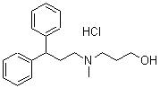 CAS 登录号：23903-11-9， 3-[(3,3-二苯基丙基)甲基氨基]-1-丙醇盐酸盐