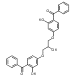 CAS 登录号：23911-85-5， {(2-羟基-1,3-丙烷二基)二[氧基(2-羟基-4,1-亚苯基)]}二(苯基甲酮)
