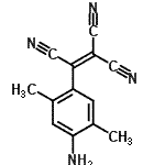 CAS 登录号：23957-73-5， 2-(4-氨基-2,5-二甲基苯基)-1,1,2-乙烯三甲腈