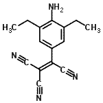 CAS 登录号：23957-76-8， 2-(4-氨基-3,5-二乙基苯基)-1,1,2-乙烯三甲腈
