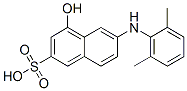 CAS 登录号：23973-67-3， 6-[(2,6-二甲基苯基)氨基]-4-羟基萘-2-磺酸