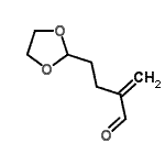 CAS#: 23985-09-3, 4-(1,3-Dioxolan-2-Yl)-2-Methylenebutanal