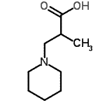 CAS 登录号：24007-12-3， 2-甲基-3-(1-哌啶基)丙酸