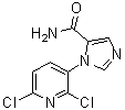 CAS 登录号：240815-51-4， 1-(2,6-二氯-3-吡啶基)-1H-咪唑-5-甲酰胺