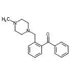CAS#: 24088-65-1, {2-[(4-Methyl-1-Piperazinyl)Methyl]Phenyl}(Phenyl)Methanone