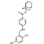 CAS#: 241127-58-2, Adamantan-1-Yl 4-[(2,5-Dihydroxybenzyl)Amino]Benzoate