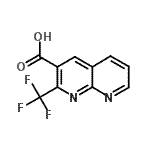 CAS 登录号：241154-08-5， 2-(三氟甲基)-1,8-萘啶-3-羧酸