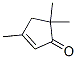 CAS 登录号：24156-95-4， 3,5,5-三甲基-2-环戊烯-1-酮