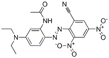CAS 登录号：24170-60-3， N-[2-[(2-氰基-4,6-二硝基苯基)偶氮]-5-(二乙基氨基)苯基]-乙酰胺