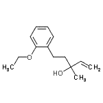 CAS#: 241818-42-8, 5-(2-Ethoxyphenyl)-3-Methyl-1-Penten-3-Ol