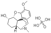 CAS 登录号：24204-13-5， 4,5alpha-环氧-3-甲氧基-17-甲基-吗喃-6alpha-醇磷酸盐(1:1)