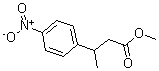 CAS 登录号：24254-61-3， beta-甲基-4-硝基氢化肉桂酸甲酯