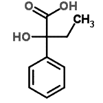 CAS 登录号：24256-91-5， 2-羟基-2-苯基丁酸