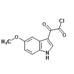 CAS#: 2426-19-9, (5-Methoxy-1H-Indol-3-Yl)(Oxo)Acetyl Chloride