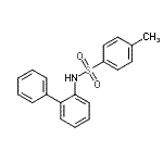 CAS 登录号：24310-30-3， N-(2-联苯基)-4-甲基苯磺酰胺