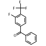 CAS 登录号：243128-47-4， [3-氟-4-(三氟甲基)苯基](苯基)甲酮