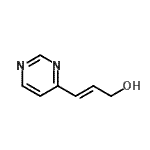 CAS 登录号：2434-58-4， (2E)-3-(4-嘧啶基)-2-丙烯-1-醇