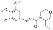 CAS 登录号:24358-35-8, 3-乙基-4-(3,4,5-三甲氧基肉桂酰)吗啉