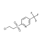 CAS#: 243643-97-2, 2-[(2-Chloroethyl)Sulfonyl]-5-(Trifluoromethyl)Pyridine