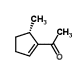 CAS 登录号：243672-16-4， 1-[(5S)-5-甲基-1-环戊烯-1-基]乙酮