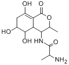 CAS 登录号：24397-89-5， (2S)-2-氨基-N-[(3R,4R,4aR,5R,6R)-3,4,4a,5,6,7-六氢-5,6,8-三羟基-3-甲基-1-氧代-1H-2-苯并吡喃-4-基]-丙酰胺