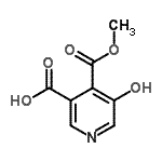 CAS#: 243980-03-2, 5-Hydroxy-4-(Methoxycarbonyl)Nicotinic Acid
