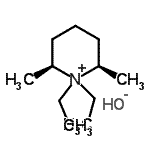 CAS#: 244048-96-2, (2R,6S)-1,1-Diethyl-2,6-Dimethylpiperidinium Hydroxide