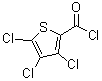 CAS 登录号：24422-15-9， 3,4,5-三氯-2-噻吩甲酰氯