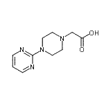 CAS 登录号：244255-92-3， [4-(2-嘧啶基)-1-哌嗪基]乙酸