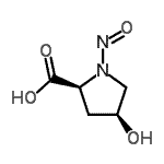 CAS 登录号：2443-31-4， (4S)-4-羟基-1-亚硝基-L-脯氨酸