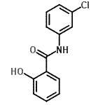 CAS 登录号：24448-71-3， N-(3-氯苯基)-2-羟基苯甲酰胺