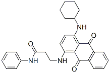 CAS#: 24464-64-0, 3-[[4-(Cyclohexylamino)-9,10-Dihydro-9,10-Dioxoanthryl]Amino]-N-Phenylpropionamide